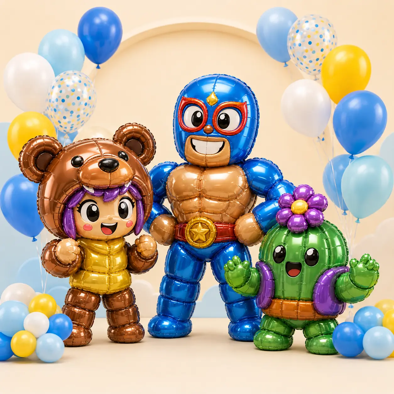 Воздушные шары в тематике «Brawl Stars»