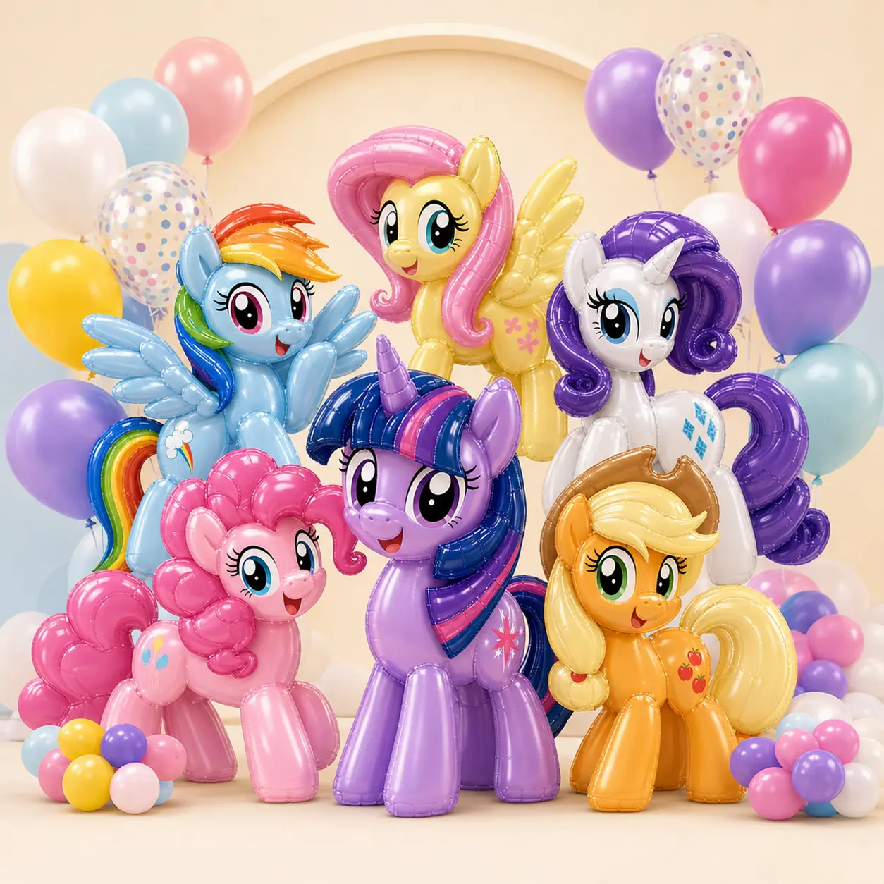 Воздушные шары в тематике «My Little Pony»